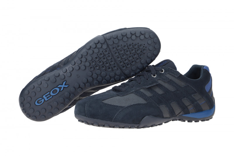Geox Snake Schuhe Sneakers blau U4207K