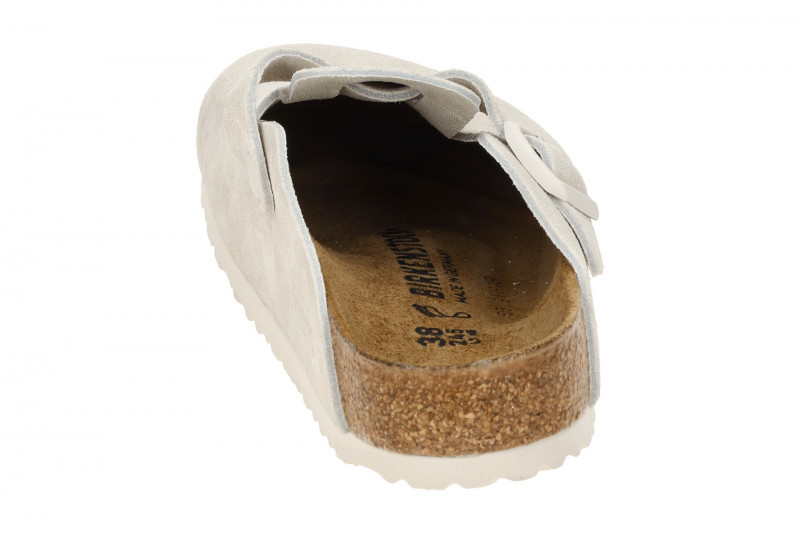 Birkenstock Boston Clogs Pantolette antik weiß Normal-Weit UNISEX 1024731