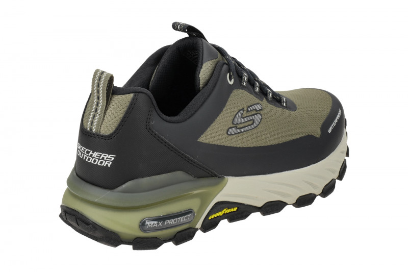 Skechers Max Protect Schuhe grün olive Herren Waterproof 237304