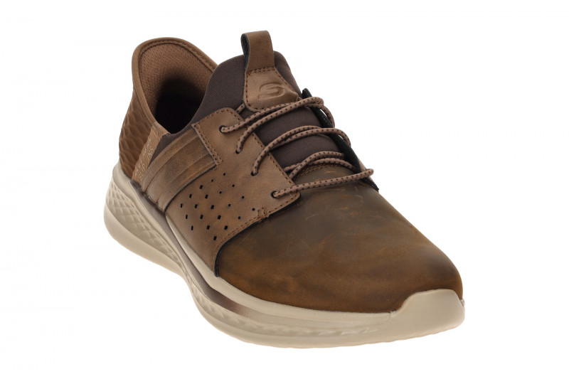 Skechers Slade Slipper Schuhe braun Slip-Ins 210828