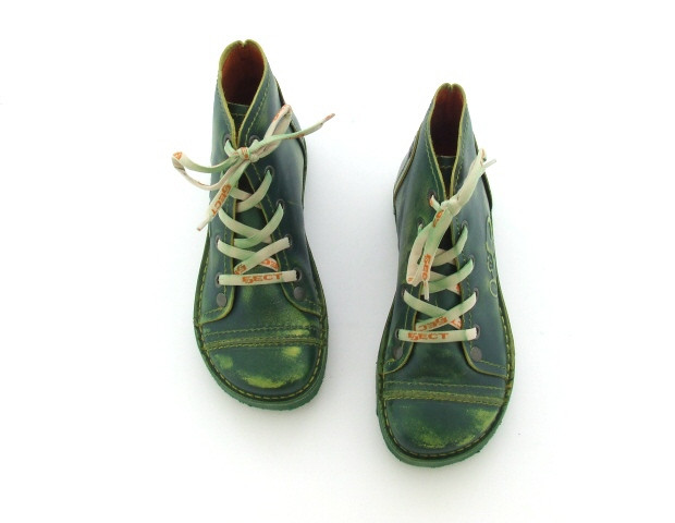 Eject Sony1Deal Damen Boots E-9598 grün