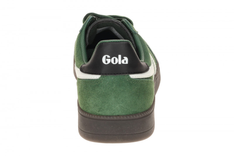 Gola Viper Schuhe Sneakers grün weiß Herren Velour CMB735