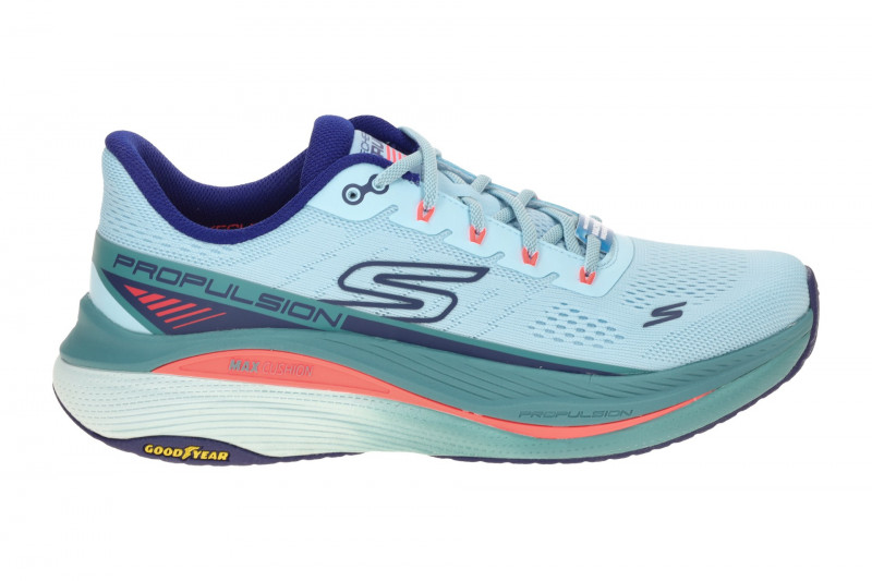 Skechers MAX CUSHIONING Schuhe blau Damen Sportschuhe 128901