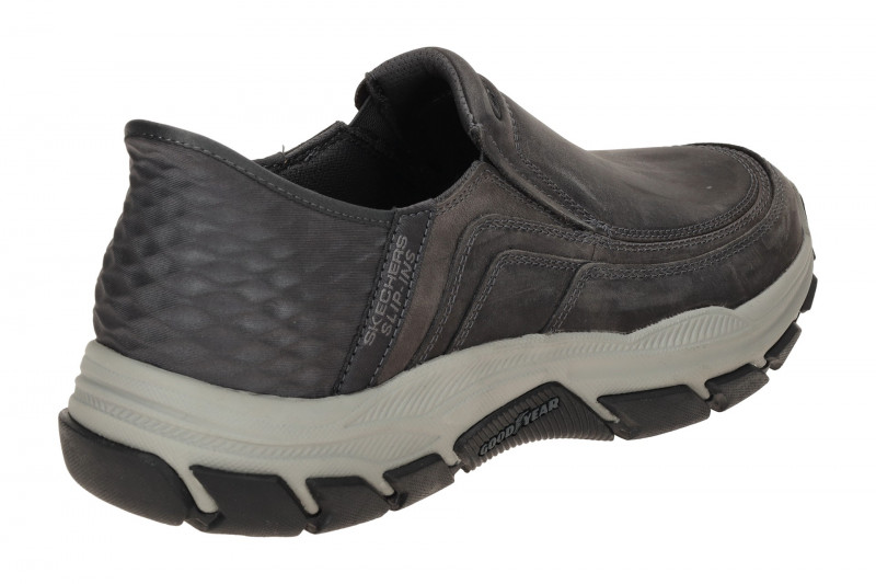 Skechers RESPECTED Schuhe grau SLIP-INS 204810