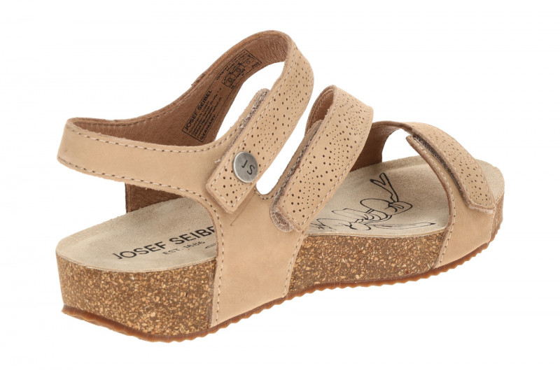 Josef Seibel Sandale Tonga 78 beige Klett-Riemchen 78578