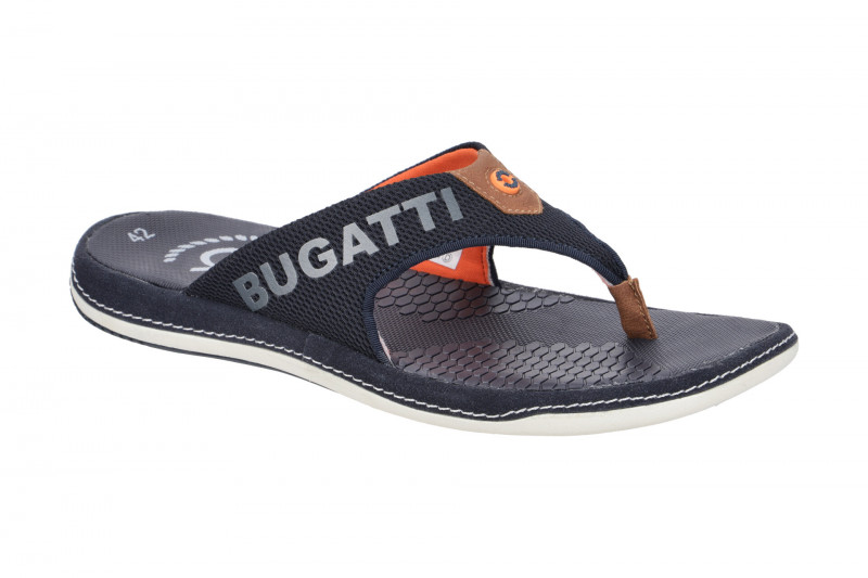 bugatti Branson Zehentrenner Pantolette blau 73582