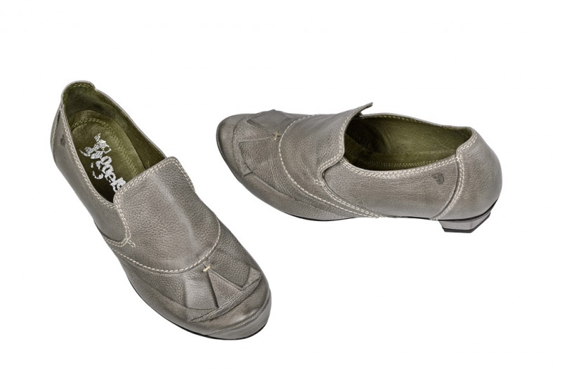 Tiggers Sara Slipper in grau mit Lederfutter