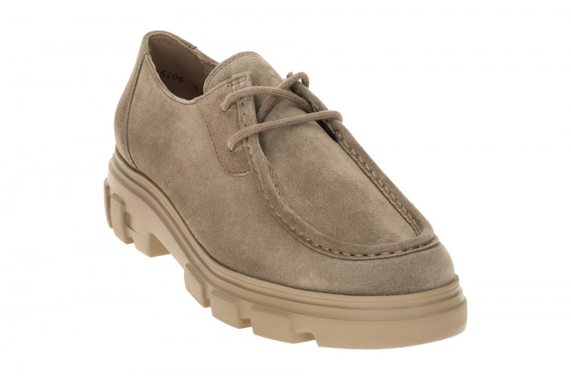 Paul Green Schuhe grau antelope Mokassin Loafer 1183