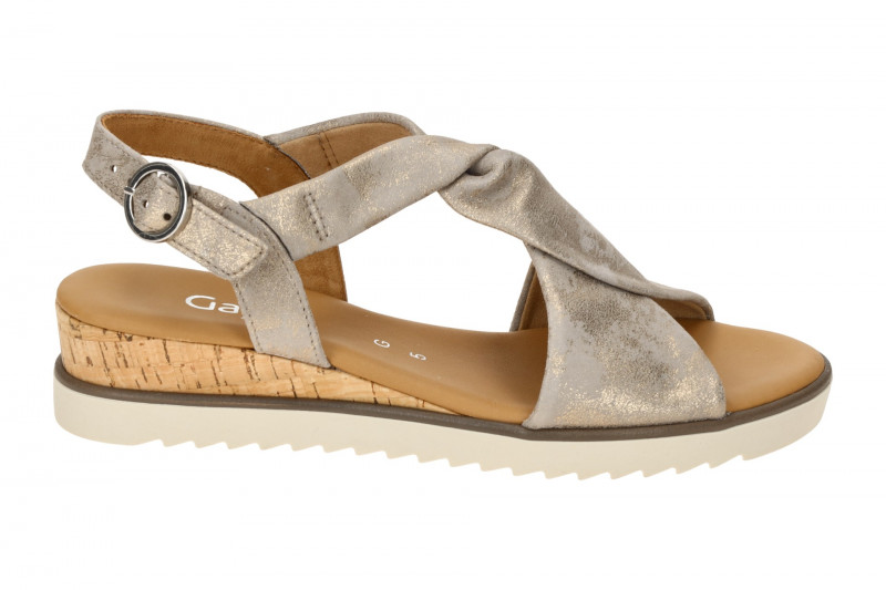 Gabor Genua Sandale grau metallic 82.751.95