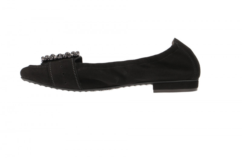 K&S Malu Ballerinas schwarz crystal 10970