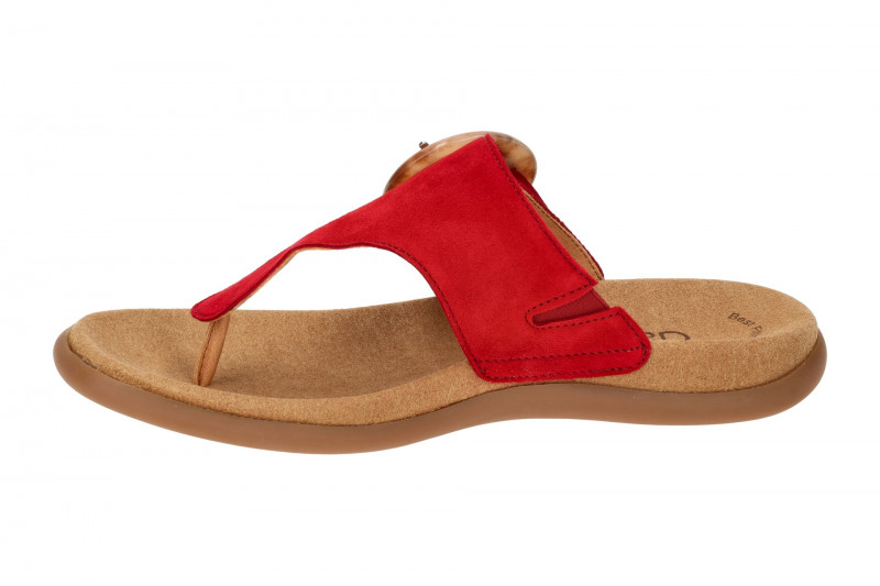 Gabor Zehentrenner Pantolette rot 63.701.15