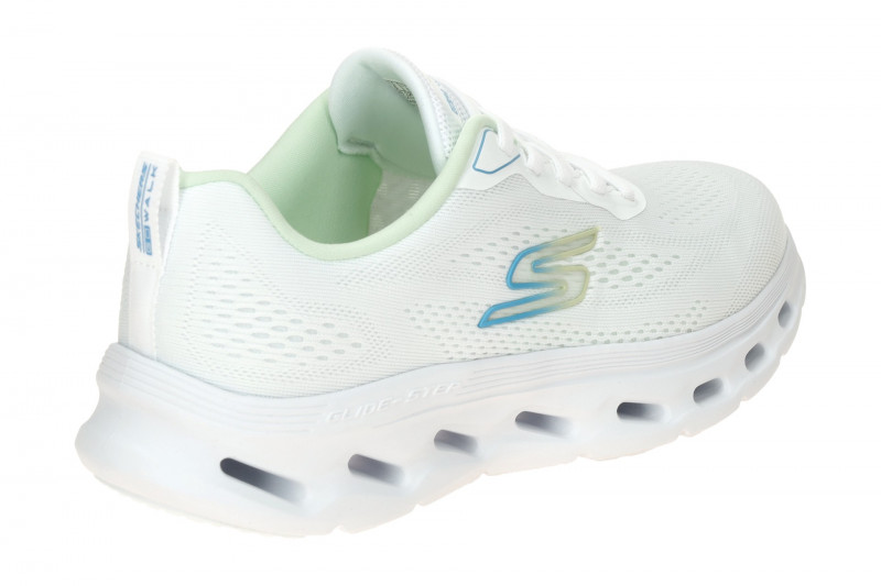 Skechers Go Walk Gliede Step Schuhe weiß grün 125145