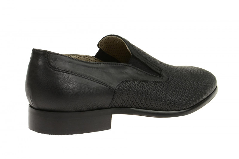 Bello Herren Slipper schwarz nero BL204