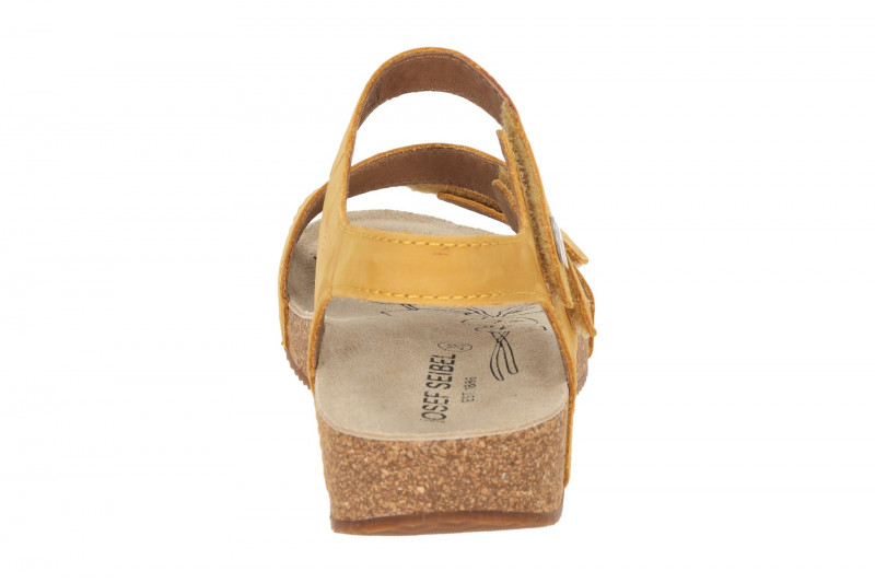 Josef Seibel Sandale Tonga 78 gelb Klett-Riemchen 78578