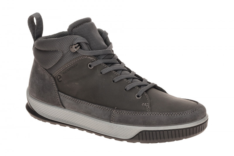 Ecco Bypath Tred Schuhe Mid Sneaker grau Waterproof 539094