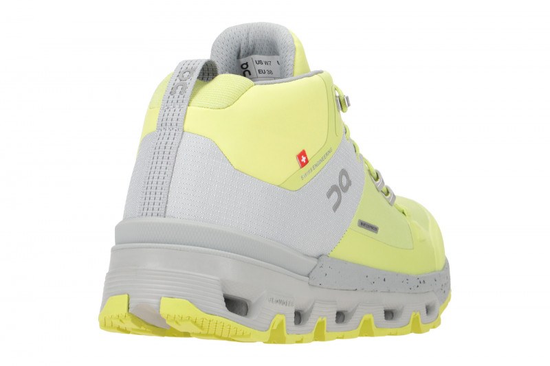 on CloudTrax Waterproof Schuhe gelb grau Damen Trekking