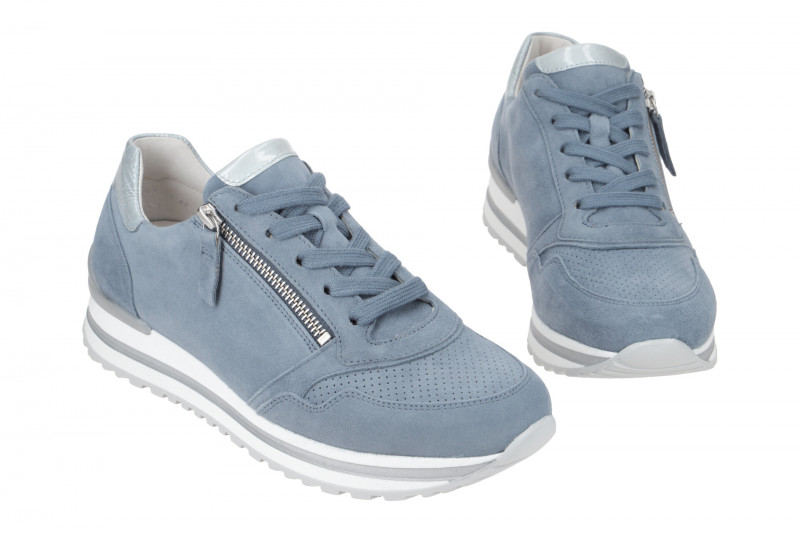 Gabor comfort Sneaker Schuhe hellblau 46.528.66