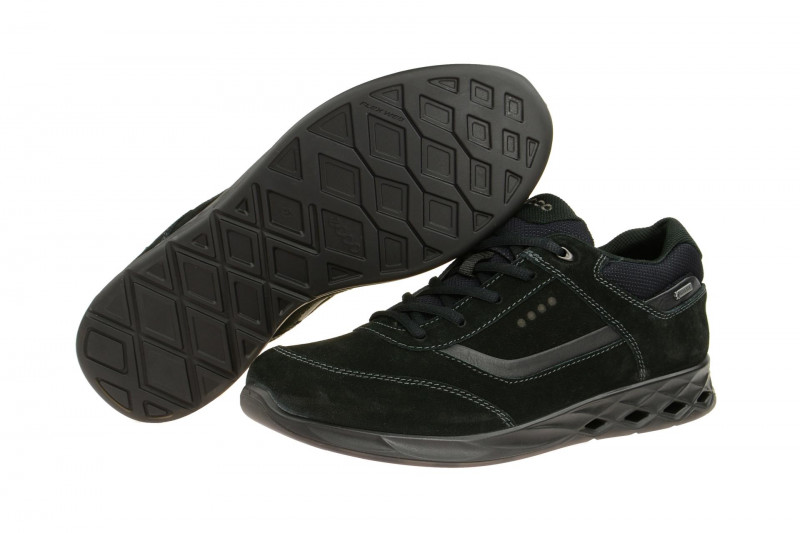 Ecco WayFly Schuhe schwarz Velour Gore-Tex
