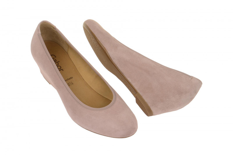 Gabor Keil Pumps rosa Wildleder 45.360.14