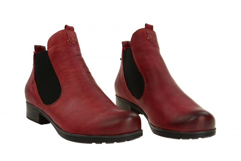 Think Denk Chelsea Stiefelette rot vino