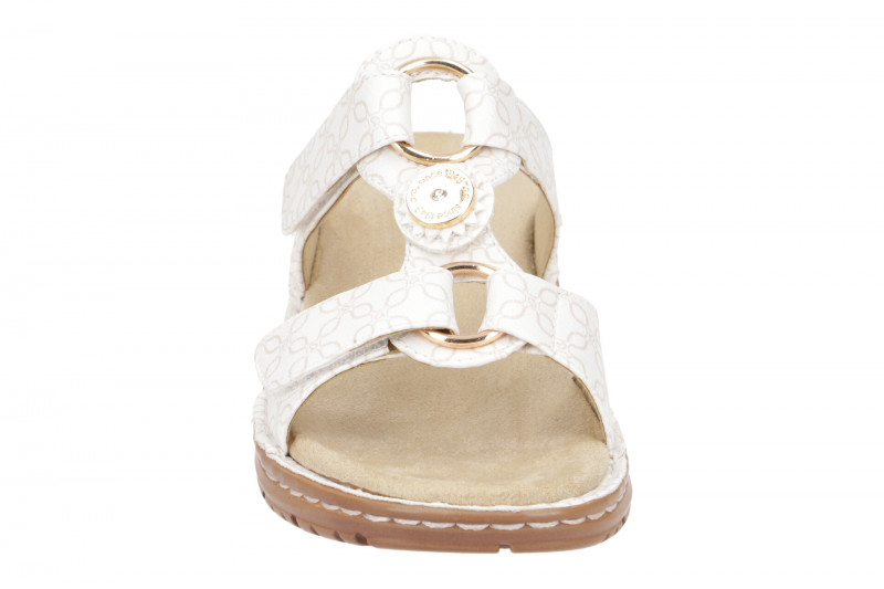 ara Hawaii Pantolette weiß sand Klett 12-27270
