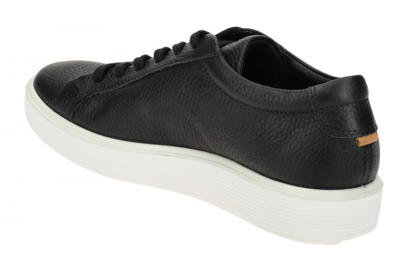 Ecco Soft 60 Schuhe Sneakers schwarz weiß Damen 219203
