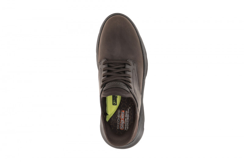 Skechers Garza Slipper Schuhe braun Hands Free 205046