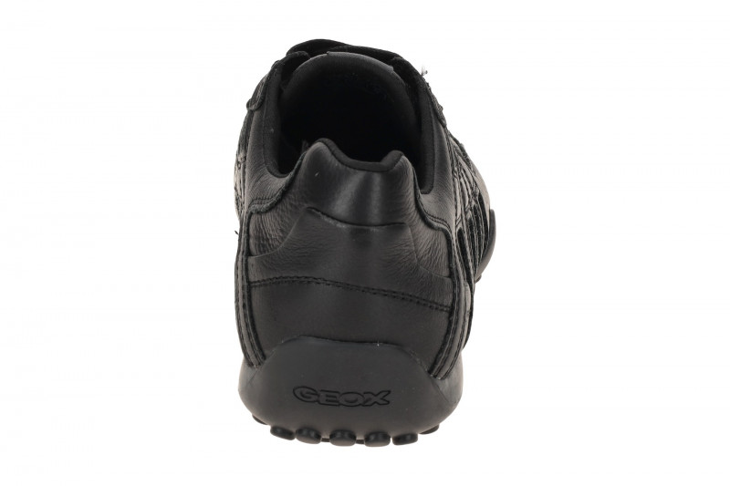 Geox Snake Schuhe schwarz Glattleder U55MNB
