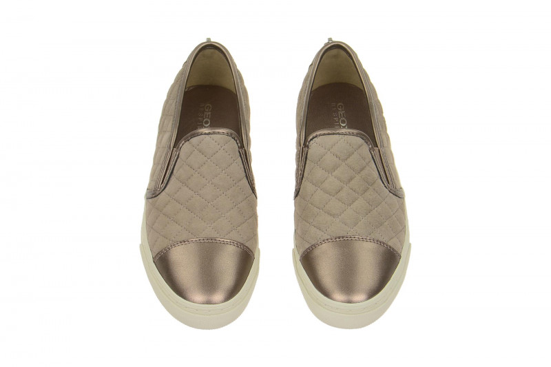 Geox New Club Slipper grau cream D5258C