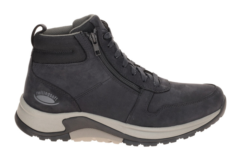 Gabor RollingSoft Schuhe Stiefel blau Herren Nubuck 0800.01.01