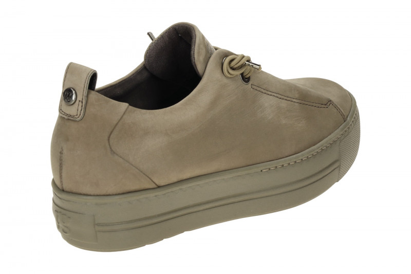 Paul Green Sneaker Plateau Schuhe taupe grau 5017