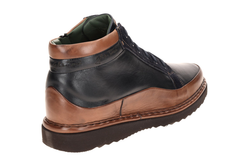 Galizio Torresi Stiefelette blau navy braun 620448