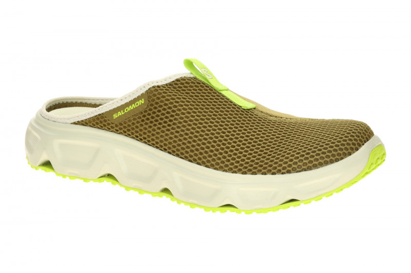 Salomon Reelax Slide Pantoletten Clogs grün 479943