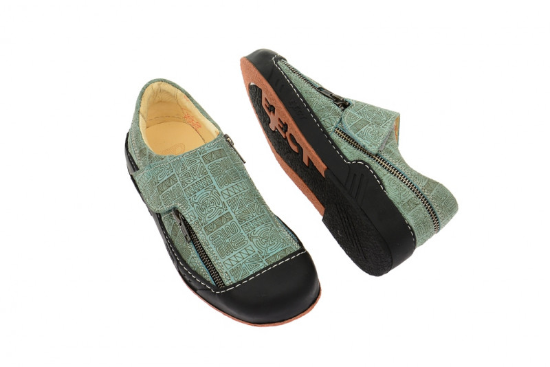 Eject Puzzle Schuhe hell-blau Laser