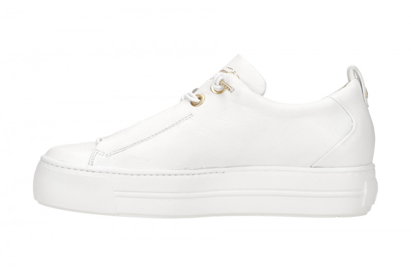 Paul Green Sneaker Schuhe weiß gold 5017
