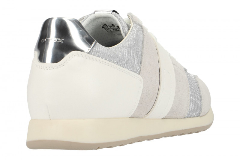 Geox Deynna Schuhe weiß glitter D746FD