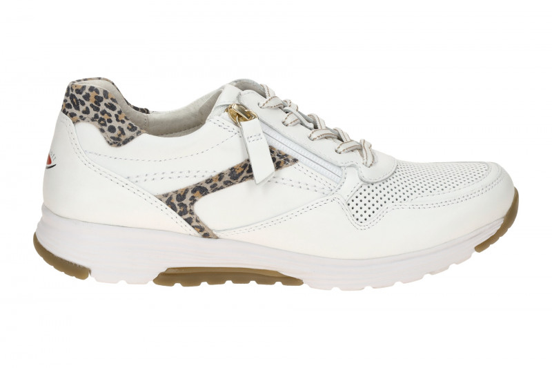 Gabor RollingSoft Schuhe weiß Glattleder LEO 86.978.25