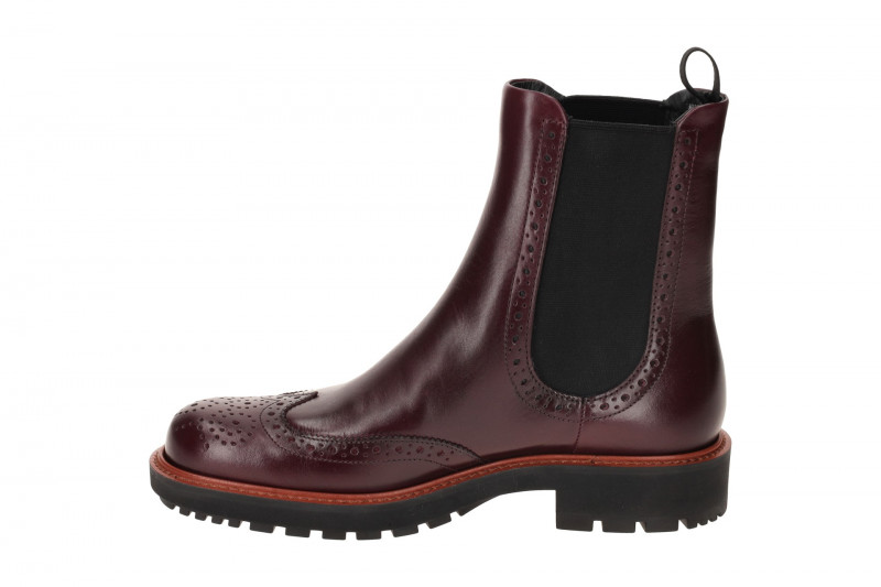 Ecco Metropole Oslo Chelsea Stiefelette rot Lyra Muster 232883