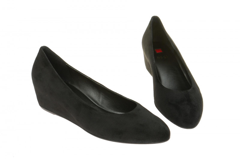 Högl Keil Pumps Slipper schwarz 4202