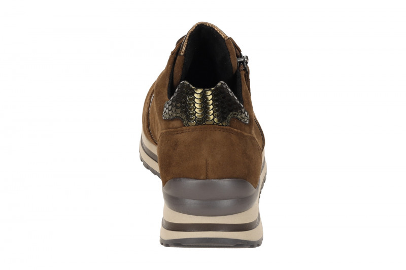 Gabor comfort Sneaker Schuhe braun Samt 56.528.31