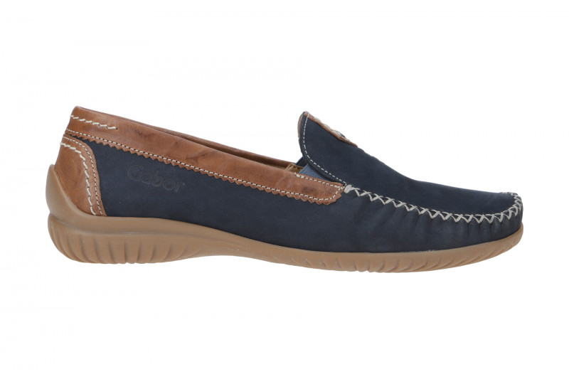 Gabor Schuhe Soft Mokassin blau 86.090.46