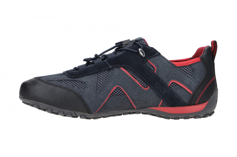 Geox Snake Sneaker Schuhe blau rot U2507B