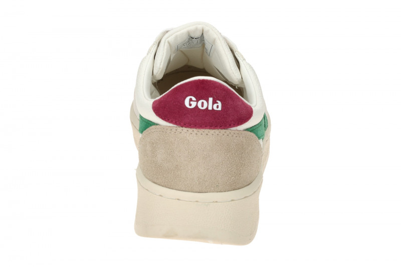 Gola Grandslam Trident Schuhe Sneakers weiß grün rot CLA415