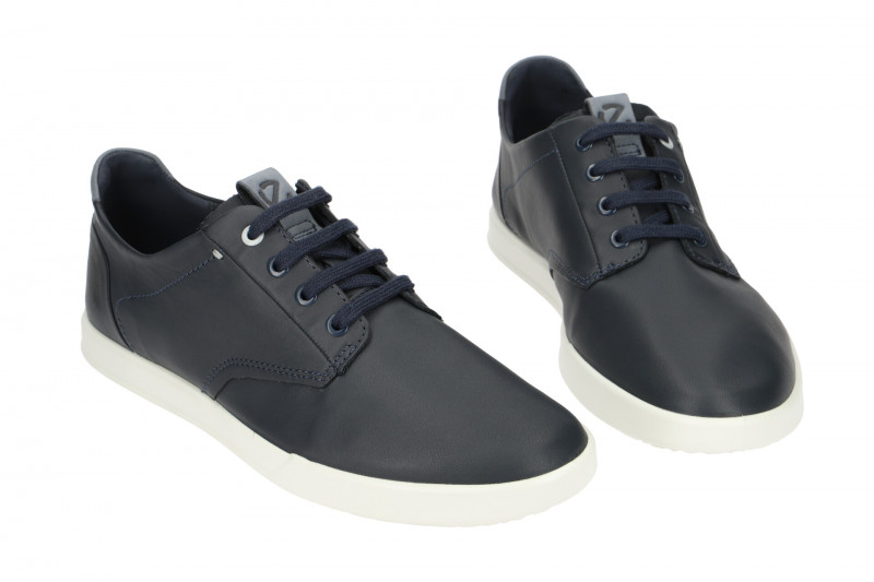 Ecco Collin Schnür Schuhe blau weiß