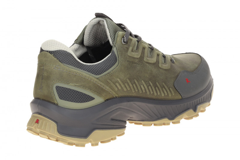 Ecco Receptor Schuhe grün olive Herren Waterproof 854314