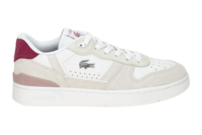 Lacoste T-Clip Set Schuhe Sneakers weiß pink Damen 0038