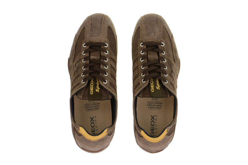 Geox Snake Schuhe braun cigar U6207D