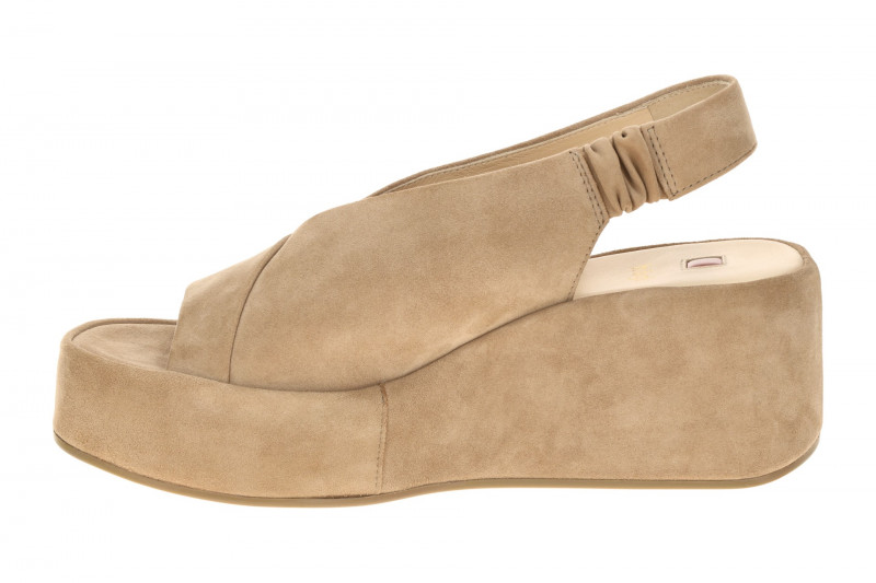 Högl Mimi Plateau Sandalette taupe braun Keil 2522