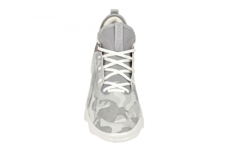 Ecco MX Schuhe Damen Sneaker weiß grau camouflage