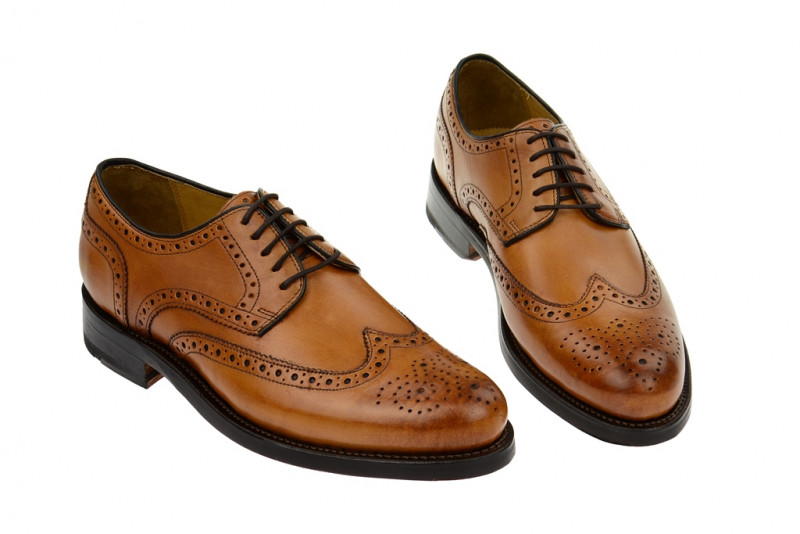 Gordon & Bros Levet Schuhe braun tan Rahmengenäht 2318-C